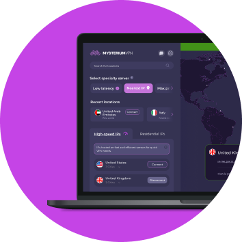 Mysterium VPN desktop app